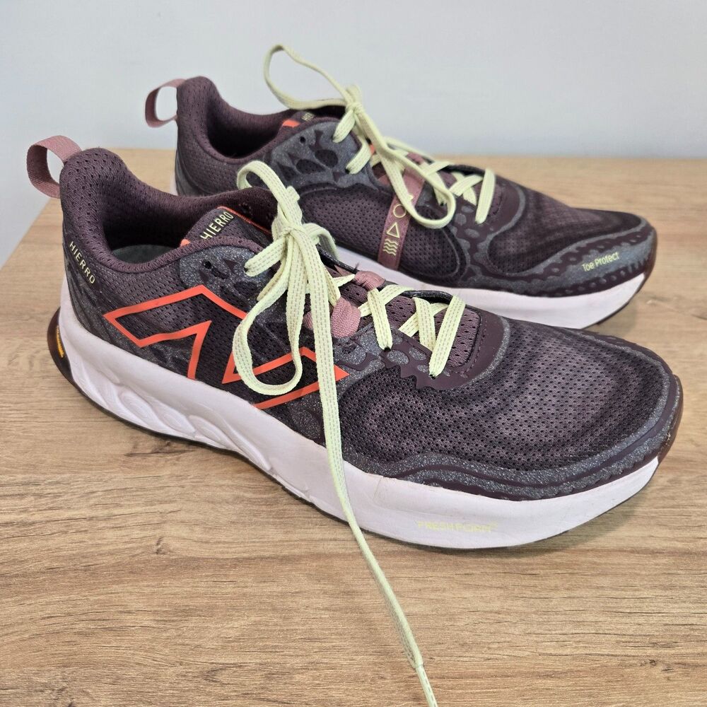 New Balance Women's Fresh Foam X Hierro Running Shoes Size 10B wthierp8 purple